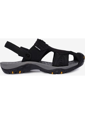 Greyder Erkek Siyah Hakiki Deri Sandalet 4Y1CS14631