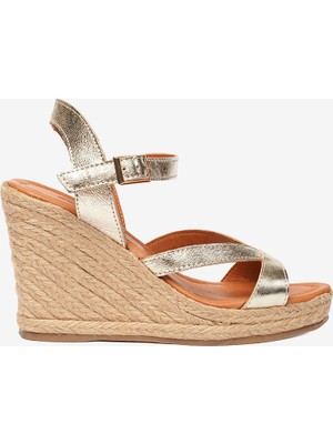 Greyder Kadın Altın Topuklu Sandalet 4Y2WS59002