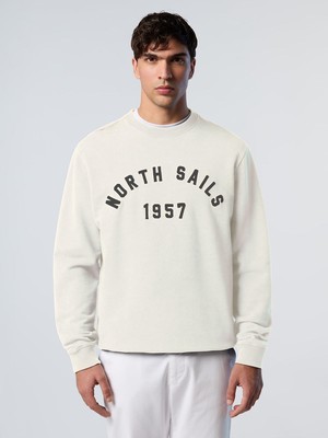 North Sails Comfort Fit Bisiklet Yaka Pamuk Sweatshirt