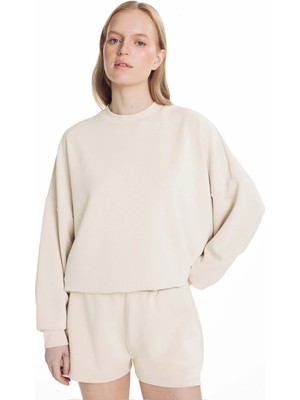 Ted Baker Bej Kadın Modal Karışımlı Sweatshirt TBWRTS1064-1