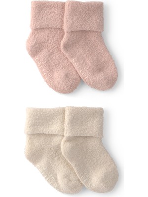 Carter's Kız Bebek 4lü Çorap Yenidoğan-12-24 Ay Pembe