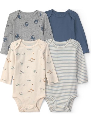 Carter's Erkek Bebek Çoklu Paket Body Yenidoğan-24 Ay Çok Renkli