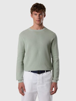 North Sails Regular Fit Petek Dolgulu Bisiklet Yaka Erkek Kazak