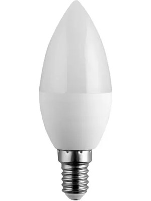 Ozkr Store Ledx Al-Eel Ince E14 Duy 7 Watt Beyaz Işık Buji LED Ampul