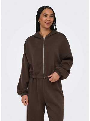 Only Kahverengi Kadın Sweatshirt 1534644919-1015 Tcx