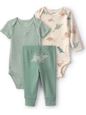 Carter's Erkek Bebek 3lü Set Yenidoğan-24 Ay Yeşil