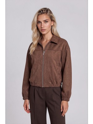 Vitrin Süet Bomber Ceket