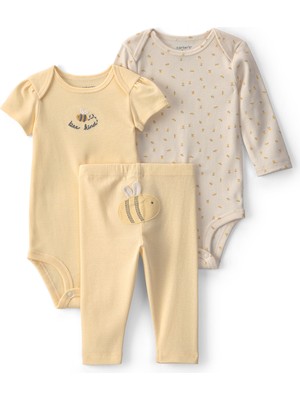 Carter's Kız Bebek 3lü Set Yenidoğan-24 Ay Sarı