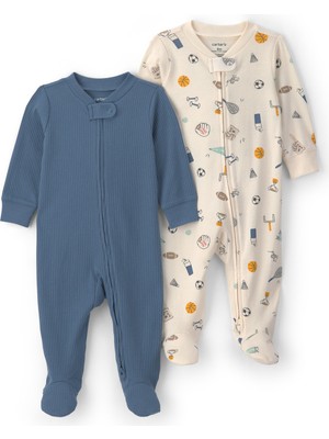 Carter's Erkek Bebek Uyku Tulumu Yenidoğan-9 Ay Çok Renkli
