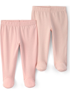 Carter's Kız Bebek 2li Pantolon Set Yenidoğan-9 Ay Pembe