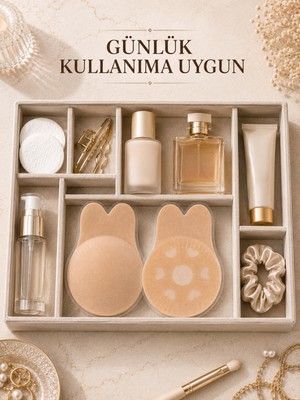 TeknoKapsül Görünmez Kendinden Yapışkanlı Destek Pedi Yeniden Kullanılabilir Silikon Destek Pedi -