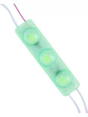 Ozkr Store Powermaster 12 Volt 1.5 Watt Yeşil Yanıp Sönen Parlak Tek Renk 2835 69 x 16 mm IP65 160 – 180 Lümen 160 Derece Modül LED