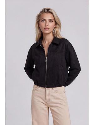 Vitrin Süet Bomber Ceket