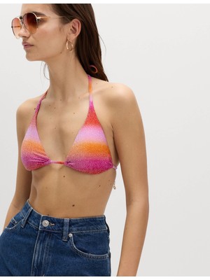 Marks & Spencer Boyundan Bağlamalı Üçgen Bikini Üstü