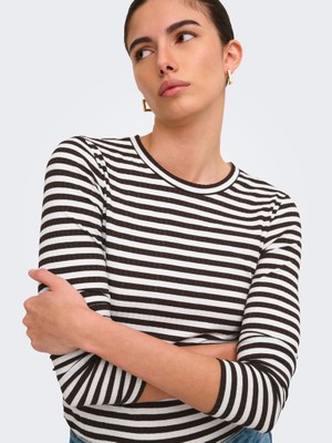 Only Jdy Bayan Ince Çizgili Sweat 15244118
