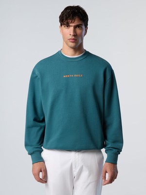 North Sails Bisiklet Yaka %100 Pamuk Sweatshirt