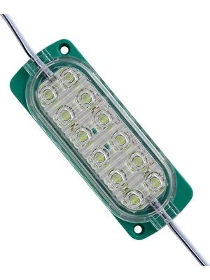 Powermaster 24 Volt 2.4 Watt Tek Renk Yeşil 2835 Modül LED