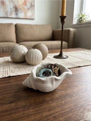 Deniz Kabuğu Mumluk / Organizer / Takılık / Anahtarlık