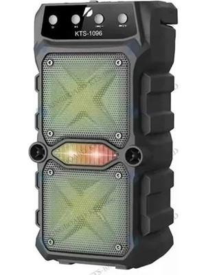 Taşınabilir Kablosuz Bluetooth Hoparlör Uzun Pil Ömrü LED Işıklı