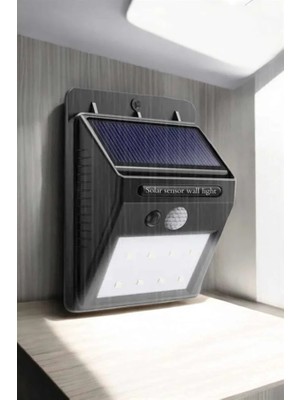 Solar Lamba Giriş, Bahçe Yol Avlu Hareket Sensörlü LED Parlak Gece Su Geçirmez