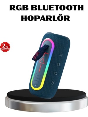 Mini Mavi Bluetooth Hoparlör Şık Görünüm ve Taşınabilir Güçlü Ses