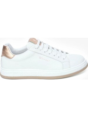 Greyder Kadın Beyaz Hakiki Deri Sneaker Ayakkabı 6Y2SA33292