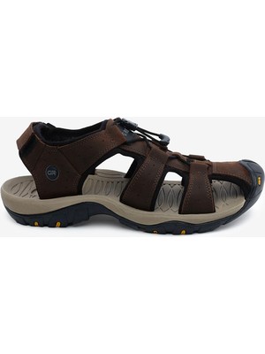 Greyder Erkek Haki Hakiki Deri Sandalet 6Y1CS14630