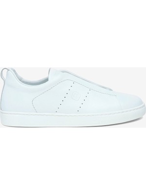Greyder Kadın Beyaz Hakiki Deri Sneaker Ayakkabı 6Y2SA59405