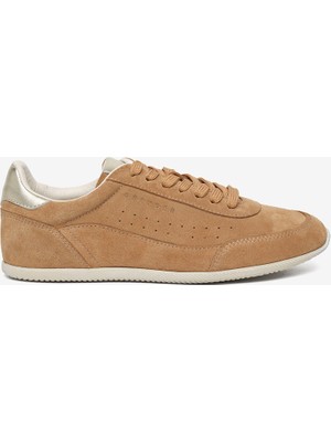Greyder Kadın Taba Hakiki Deri Sneaker Ayakkabı 6Y2UA35610