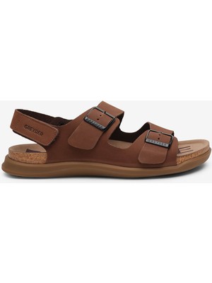 Greyder Erkek Vizon Nubuk Sandalet 6Y1CS64764