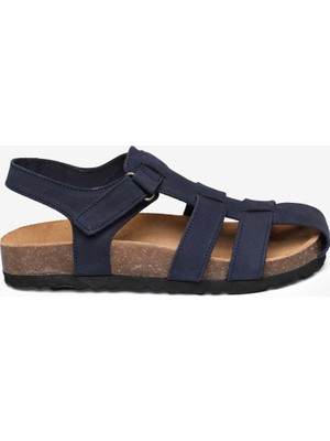 Greyder Erkek Çocuk Lacivert Hakiki Deri Sandalet 6Y5NS59648