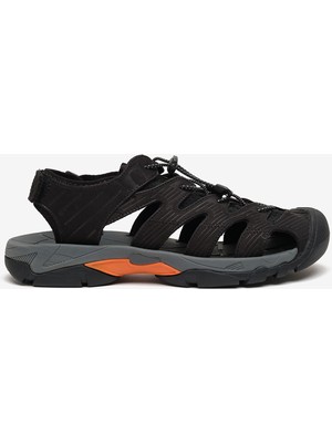 Greyder Erkek Siyah Hakiki Deri Sandalet 6Y1CS18540