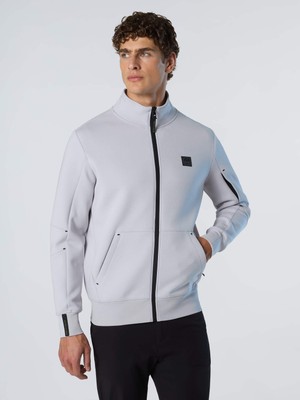 North Sails Dik Yaka Tam Fermuarlı Erkek Sweatshirt