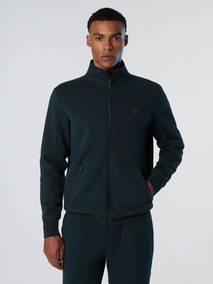 North Sails Dik Yaka Tam Fermuarlı Erkek Sweatshirt