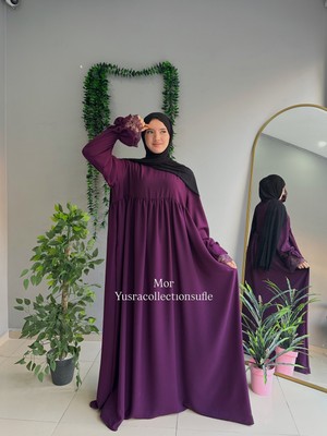 Yüsra Collection Erva Abaya Tesettür Elbise