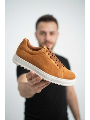 Zerenyus ZRK-XDX2 Exclusive Taba Süet Erkek Casual Ayakkabı