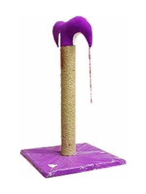 Bezos Ince Kedi Tırmalama Tahtası 50 cm Mor