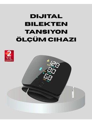 Aslanoğlu Store Dijital Bilek Tansiyon Aleti – Çift Kullanıcı Hafızalı, Aritmi Uyarılı ve Otomatik Kapanmalı