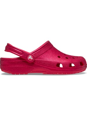 Crocs Unısex Marka Logolu Rahat Günlük Kullanım Koyu Pembe Terlik 205942-7CA