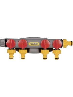 Odea 2150H Dört Çıkışlı, Dörtlü (4'lü), Vanalı Musluk Bağlantısı, Dağıtıcı Adaptörü