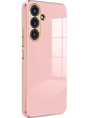 Aslanoğlu Store Newface Samsung Galaxy S24 Fe Kılıf Volet Silikon - Pembe