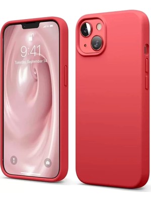 Aslanoğlu Store Newface Apple Iphone 14 Kılıf First Silikon - Kırmızı