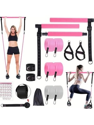 Odea Ayarlanabilir Pilates Bar Seti, Kapı Askılı Çantalı Egzersiz Imkanları