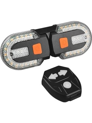 Odea Şarj Edilebilir Bisiklet Arka LED Işığı, 5 Modlu