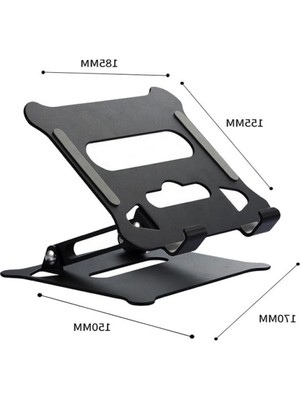 Odea Paslanmaz Çelik Ayarlanabilir Tablet Standı - Portatif ve Ergonomik