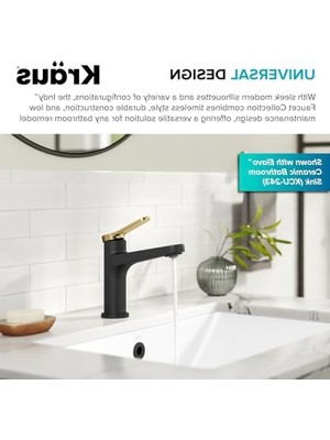 Odea Tek Kolu Tek Delikli Banyo Lavabo Bataryası