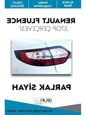 Odea Kaplama Sticker ile Parlak Siyah Stop Çerçevesi