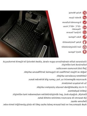 Odea 3D Havuzlu Paspas, Honda Jazz (2002-2008) Uyumlu