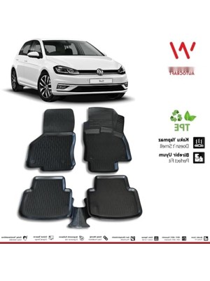 Odea 3D Havuzlu Paspas Volkswagen Golf 7 Uyumlu
