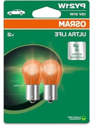 Odea Osram Ampul PY21W 21W 12V BAU15S10XBLI2QR2B Blister Ultralife Osr 7507ULT-2BL